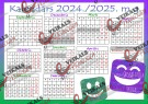 Kalendārs 2024./2025. mācību gadam EMOJI SKOLA